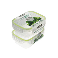 Plastic Microwave Box (Green Lid)